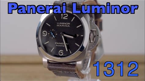 Panerai Luminor 1312 44MM with 1950 Case unboxing, review, 